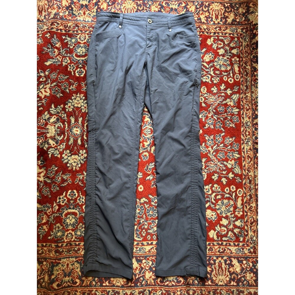 KUHL Straight Leg Pants Womens 10 REG Navy Stretch Outdoor Hiking